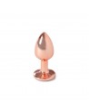 Plug anal secret play - Rose gold - les nuances du désir