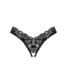 String ouvert Donna Dream - Noir - les nuances du désir