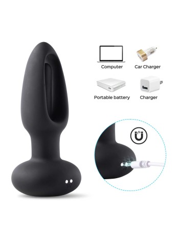 Plug anal vibrant et stimulateur de prostate - Snuggy - les nuances du désir