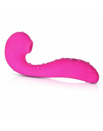 Vibromasseur 3 en 1 point G et léchage du clitoris Angel - Rose - les nuances du désir