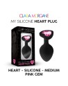 My Silicone Heart Plug - Gem rose - les nuances du désir