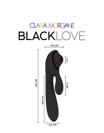 Stimulateur clitoridien Black love - les nuances du désir