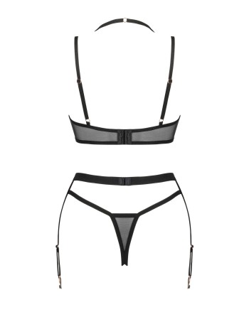 Ensemble 3 pièces Selinne - Noir - les nuances du désir