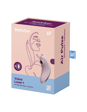 Vulva Lover Stimulateur et vibromasseur Satisfyer - Rose - les nuances du désir