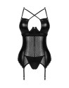 Corset et string Norides  - noir - les nuances du désir