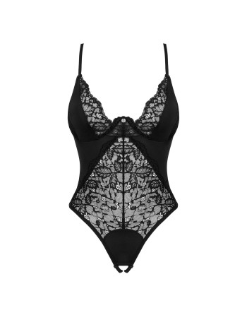Body ouvert Bellastia - Noir - les nuances du désir