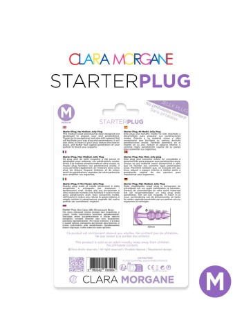 Starter plug Clara Morgane - Mauve M - les nuances du désir