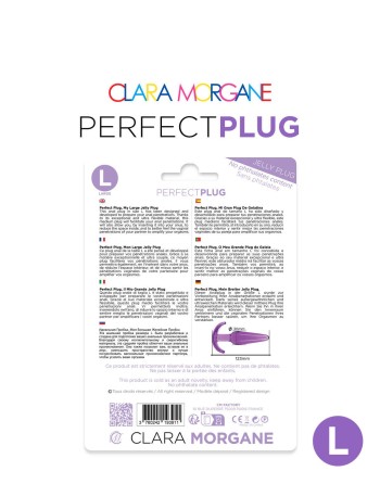 Perfect Plug Clara Morgane Purple L - les nuances du désir