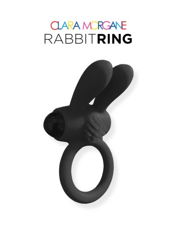 Rabbit Ring Clara Morgane - Noir - les nuances du désir