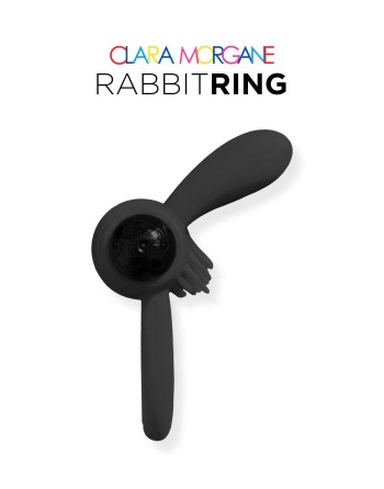 Rabbit Ring Clara Morgane - Noir - les nuances du désir