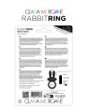 Rabbit Ring Clara Morgane - Noir - les nuances du désir