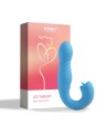 JOI THRUST bleu - Vibromasseur point G - lèche-clitoris - va et viens contrôlé par application - les nuances du désir