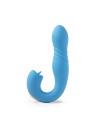 JOI THRUST bleu - Vibromasseur point G - lèche-clitoris - va et viens contrôlé par application - les nuances du désir