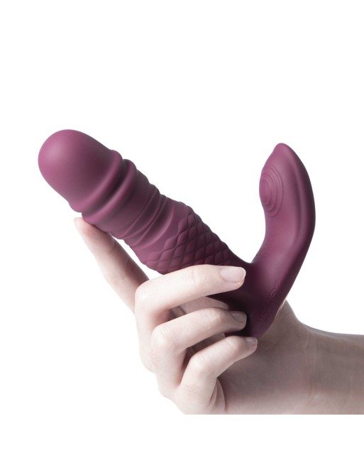 Ryder - Vibromasseur et va et vient double stimulation avec application - les nuances du désir