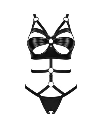 Body ouvert Armares - Noir - les nuances du désir