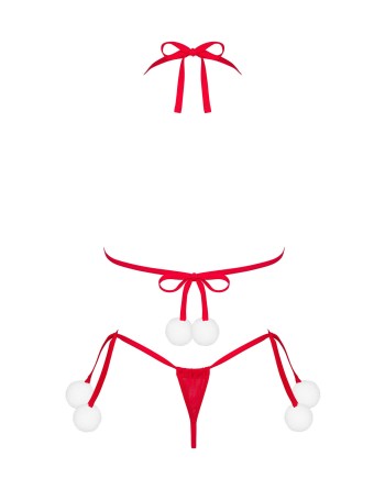 Ensemble 2 pièces Bobble Girl - Rouge - les nuances du désir