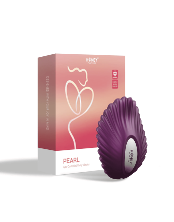 Vibromasseur magnétique contrôlé par application - Pearl Violet - les nuances du désir