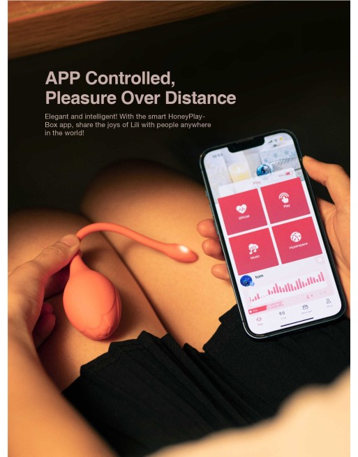 Oeuf vibrant contrôlé par application Lili - les nuances du désir