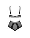Body ouvert Chic Amoria - Noir - les nuances du désir
