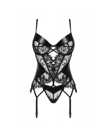 Corset Leonela  - Noir - les nuances du désir
