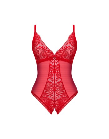Body ouvert Chilisa - Rouge - les nuances du désir