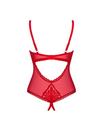 Body ouvert Chilisa - Rouge - les nuances du désir