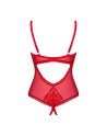 Body ouvert Chilisa - Rouge - les nuances du désir
