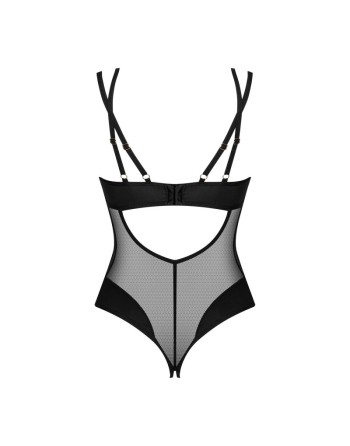 Body ouvert Nesari - Noir - les nuances du désir