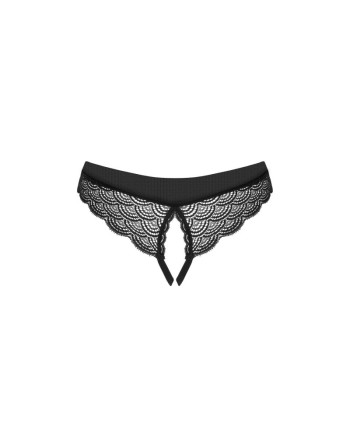 Culotte ouverte Chemeris - Noire - les nuances du désir
