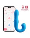 JOI THRUST 2 Bleu - Vibromasseur point G - lèche-clitoris - va et vient contrôlé par application - les nuances du désir