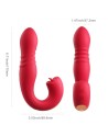 JOI THRUST 2 Bleu - Vibromasseur point G - lèche-clitoris - va et vient contrôlé par application - les nuances du désir