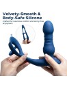 Vibromasseur de prostate va et vient contrôlé par application Cyrus - Bleu - les nuances du désir