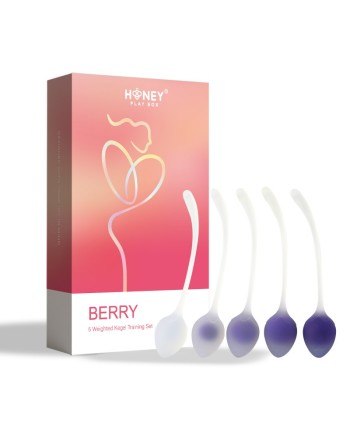 Set de 5 Boules de geisha Berry - Prurple - les nuances du désir