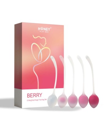 Set de 5 Boules de geisha Berry  - Rose - les nuances du désir