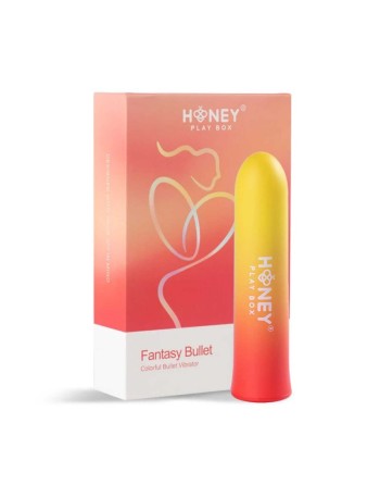 Vibromasseur puissant Fantasy bullet - Jaune - les nuances du désir