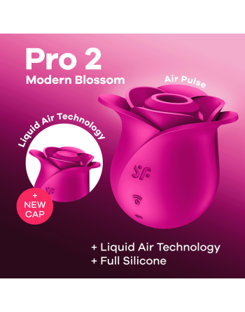 Modern Blossom Pro 2 Satisfyer - Rose - les nuances du désir