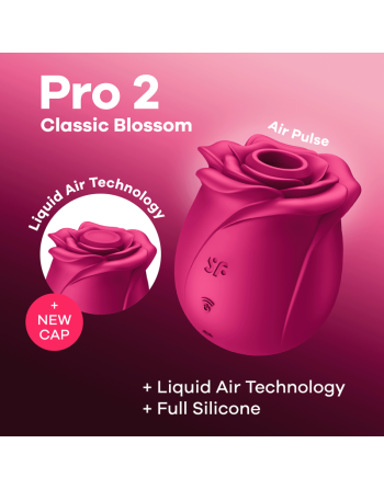 Classic Blossom Pro 2 Satisfyer - Rose - les nuances du désir