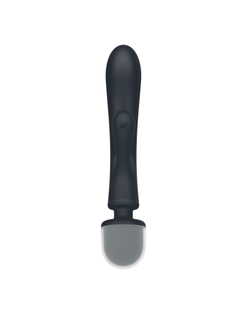 Triple lover Rabbit et Wand Satisfyer - Noir - les nuances du désir