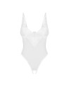 Body Alissium ouvert - Blanc - les nuances du désir