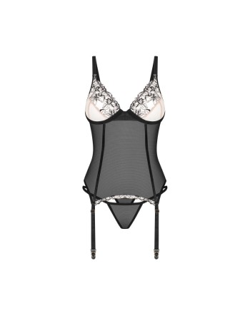 Corset et string Vila blanes  - Noirs - les nuances du désir