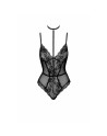 Body en dentelle avec collier First Kiss 248  - noir - les nuances du désir