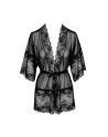 Kimono Midnight kiss 245  - noir - les nuances du désir