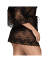 Kimono Midnight kiss 245  - noir - les nuances du désir