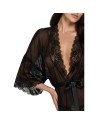 Kimono Midnight kiss 245  - noir - les nuances du désir