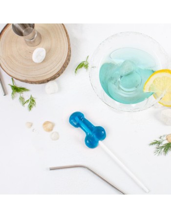 Sucette pénis Gin Tonic avec alcool - les nuances du désir