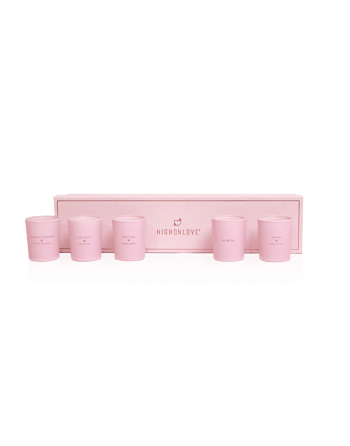 Collection de minis bougies pour massage - les nuances du désir