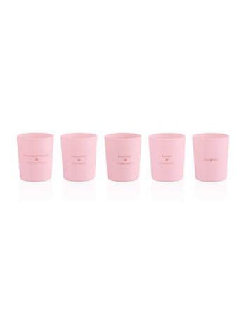 Collection de minis bougies pour massage - les nuances du désir