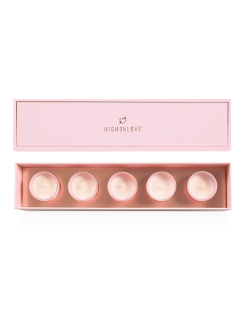 Collection de minis bougies pour massage - les nuances du désir