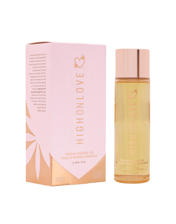 Huile de massage luxueuse Couché de soleil tropical - 120 ml - les nuances du désir