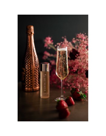 Huile de massage luxueuse Fraises et champagne - 120 ml - les nuances du désir